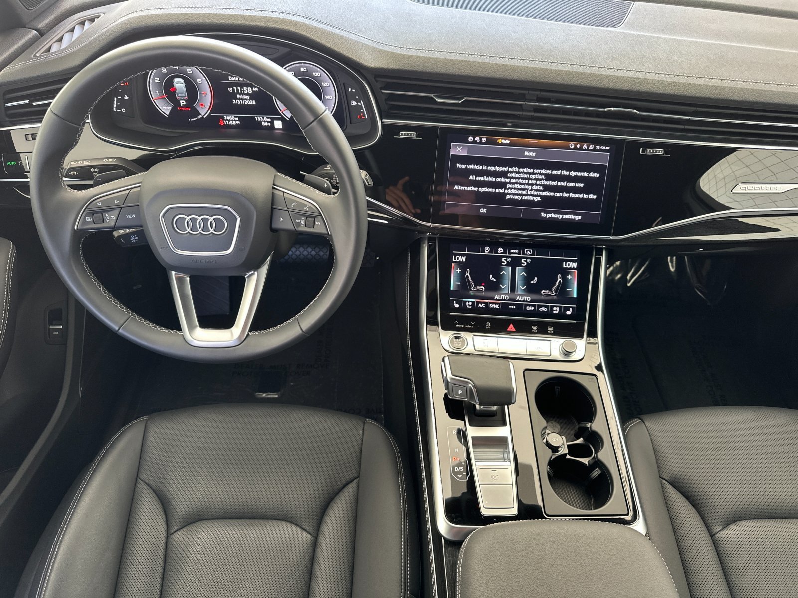 Used 2025 Mythos Black Metallic Audi Premium Plus image 12