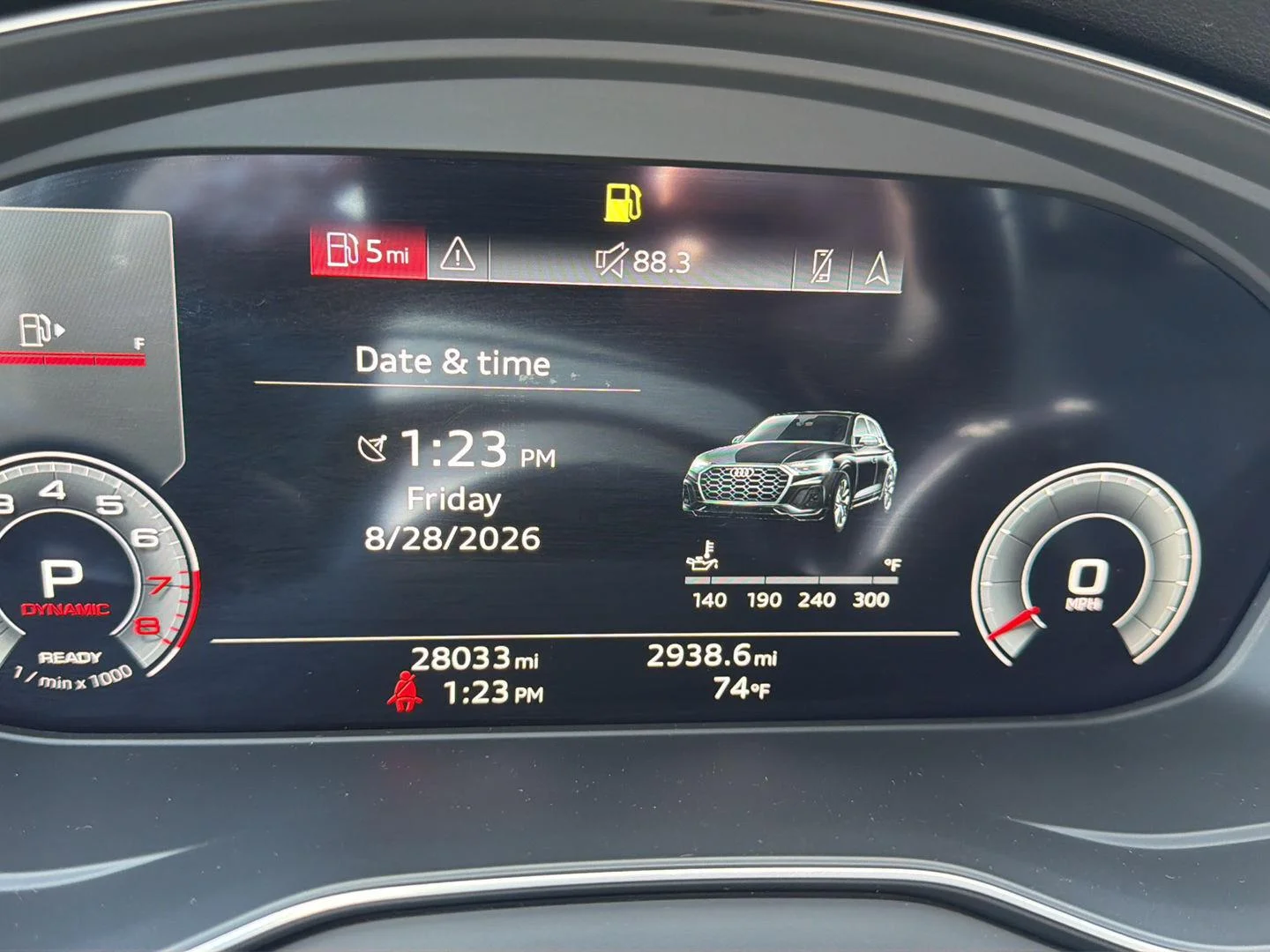 Used 2023 Florett Silver Metallic Audi S line Premium Plus image 17