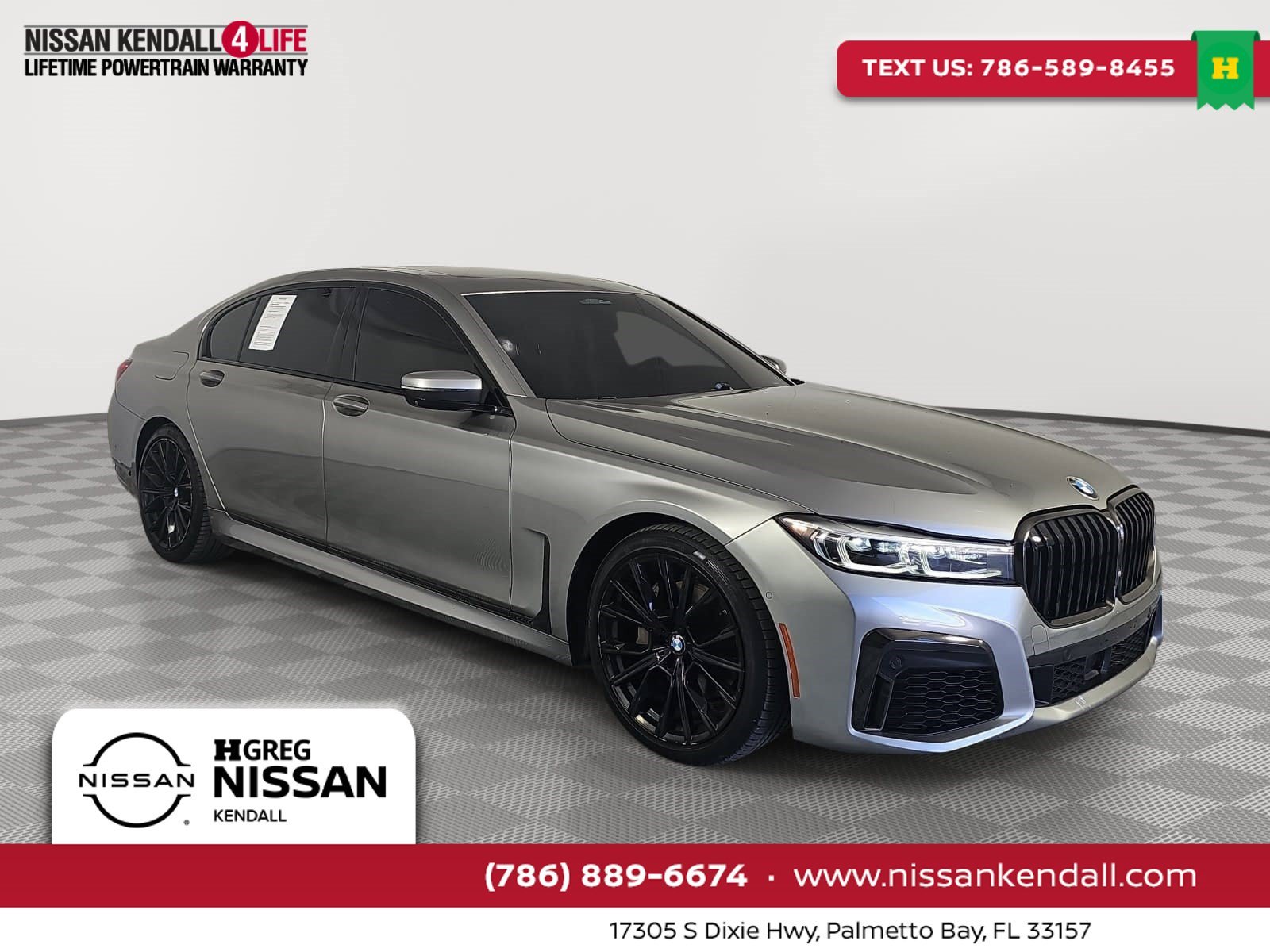 Used 2021 Gray BMW 740i image 1