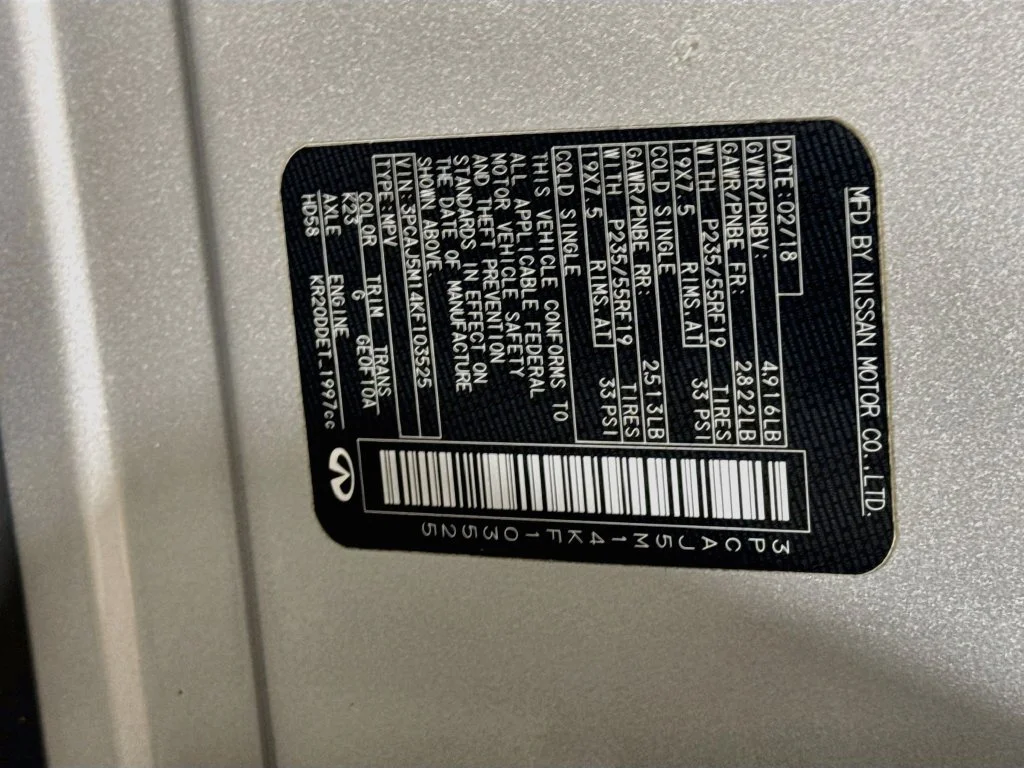 Certified Used 2019 Silver INFINITI ESSENTIAL image 43