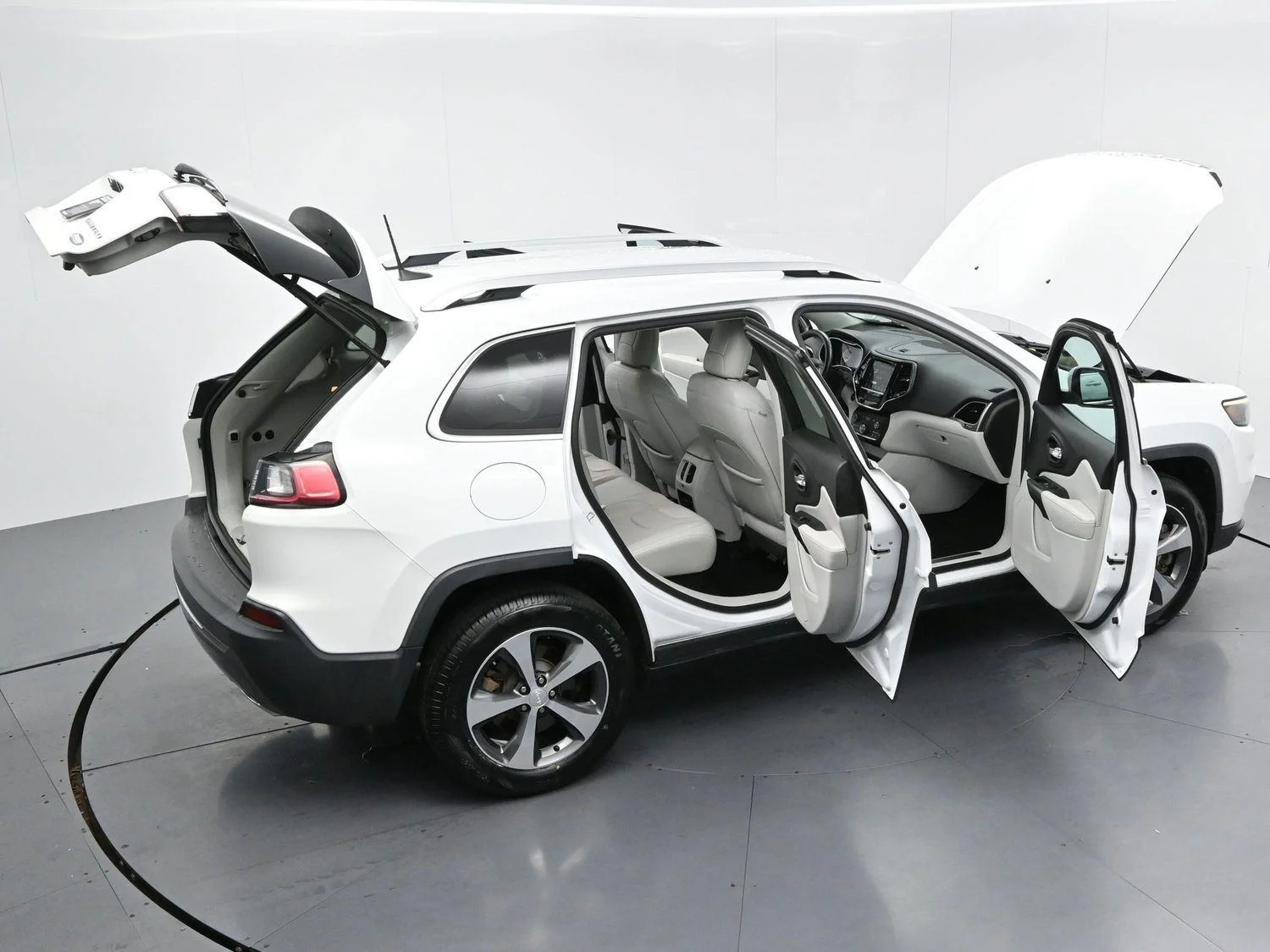 Used 2019 Bright White Clearcoat Jeep Limited image 40