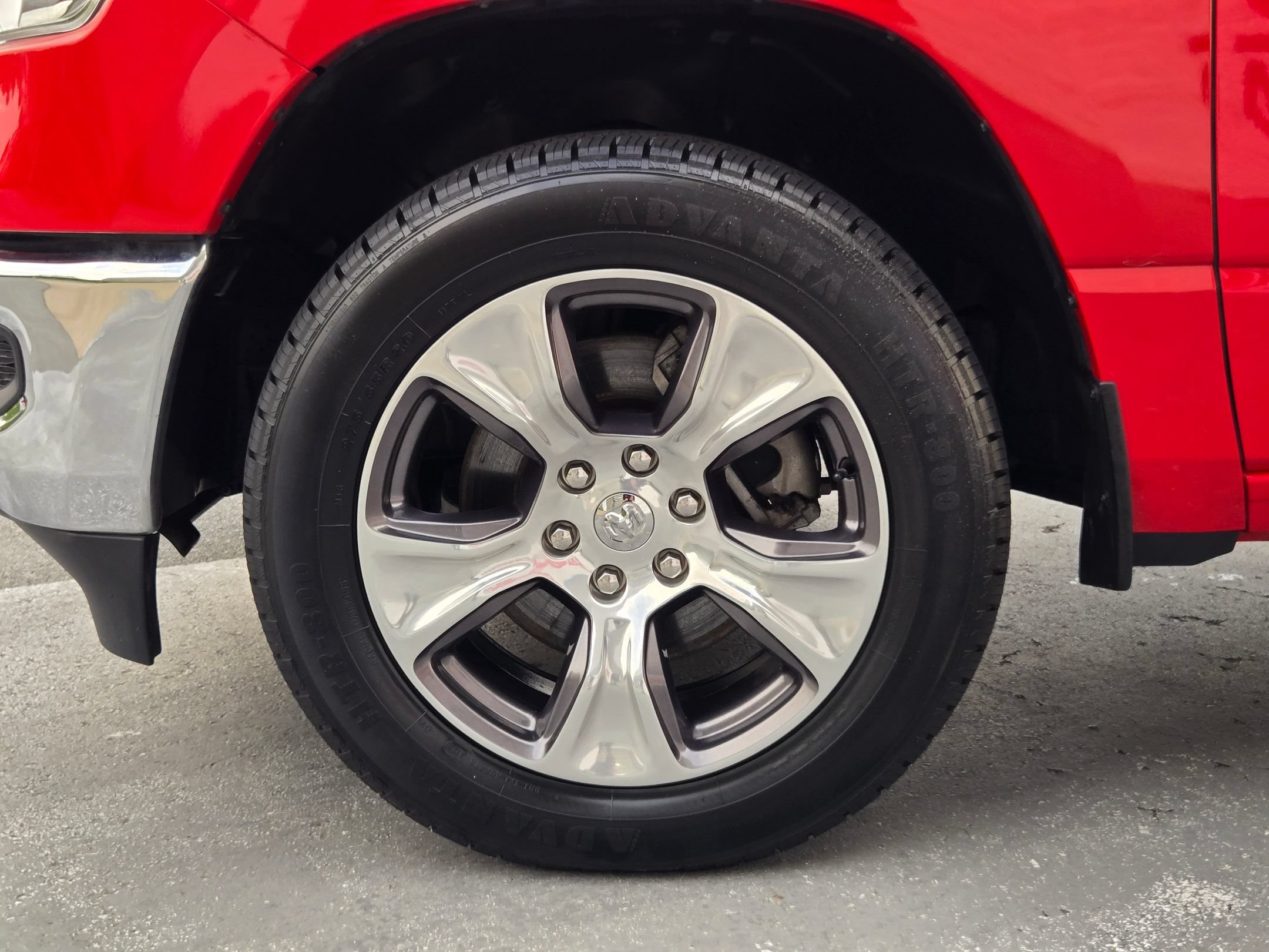 Used 2024 Flame Red Clearcoat RAM Laramie image 17