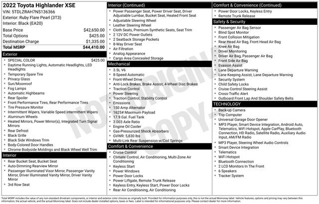 Certified Used 2022 Red Toyota XSE image 8