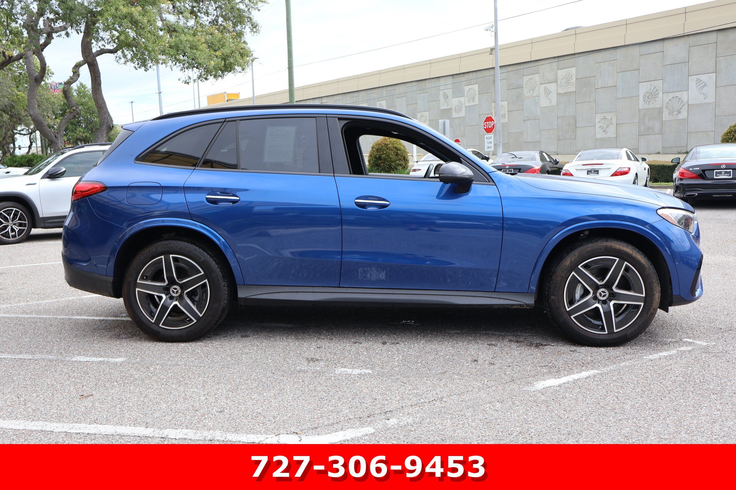 Certified Used 2025 Starling Blue Metallic Mercedes-Benz GLC 300 image 9