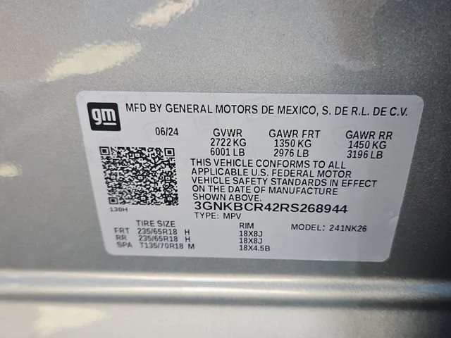 Used 2024 Sterling Gray Metallic Chevrolet 2LT image 30