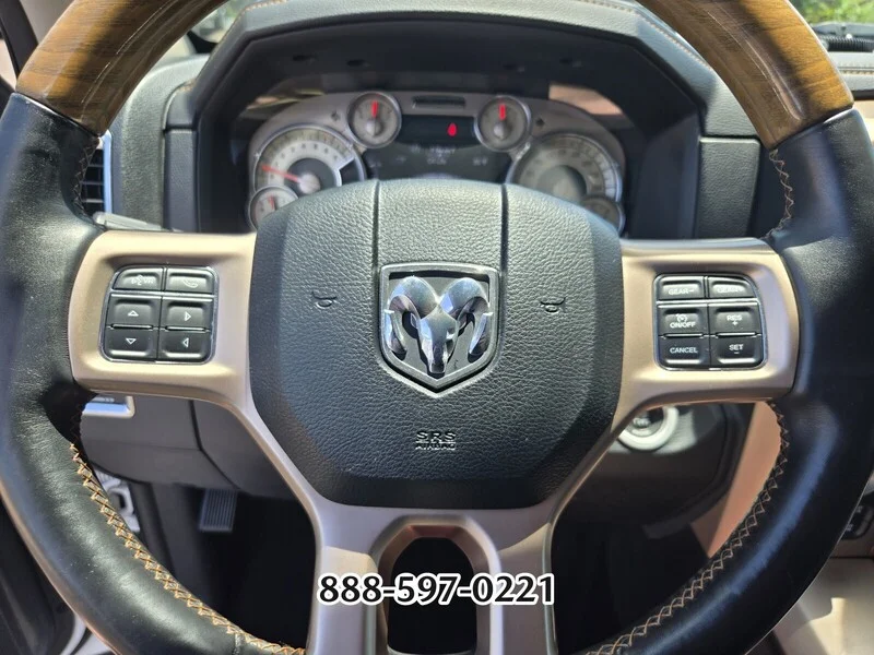 Used 2016 Bright White Clearcoat RAM LARAMIE LONGHORN image 26