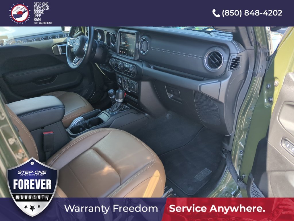 Used 2022 Green Jeep Unlimited Sahara 4xe image 32