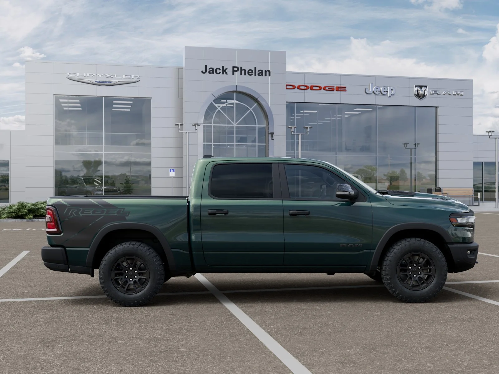 New 2026 Serrano-Green Metallic Exterior Paint RAM Rebel image 21