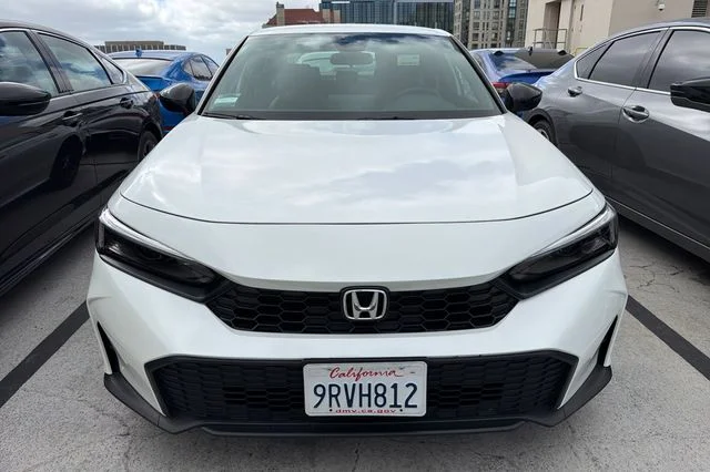 Certified Used 2025 Platinum White Pearl Honda Sport image 3