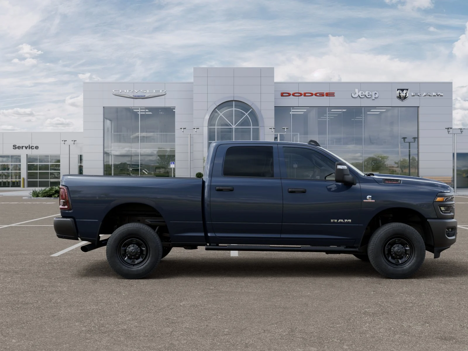 New 2026 Forged Blue Metallic Exterior Paint RAM Tradesman image 44
