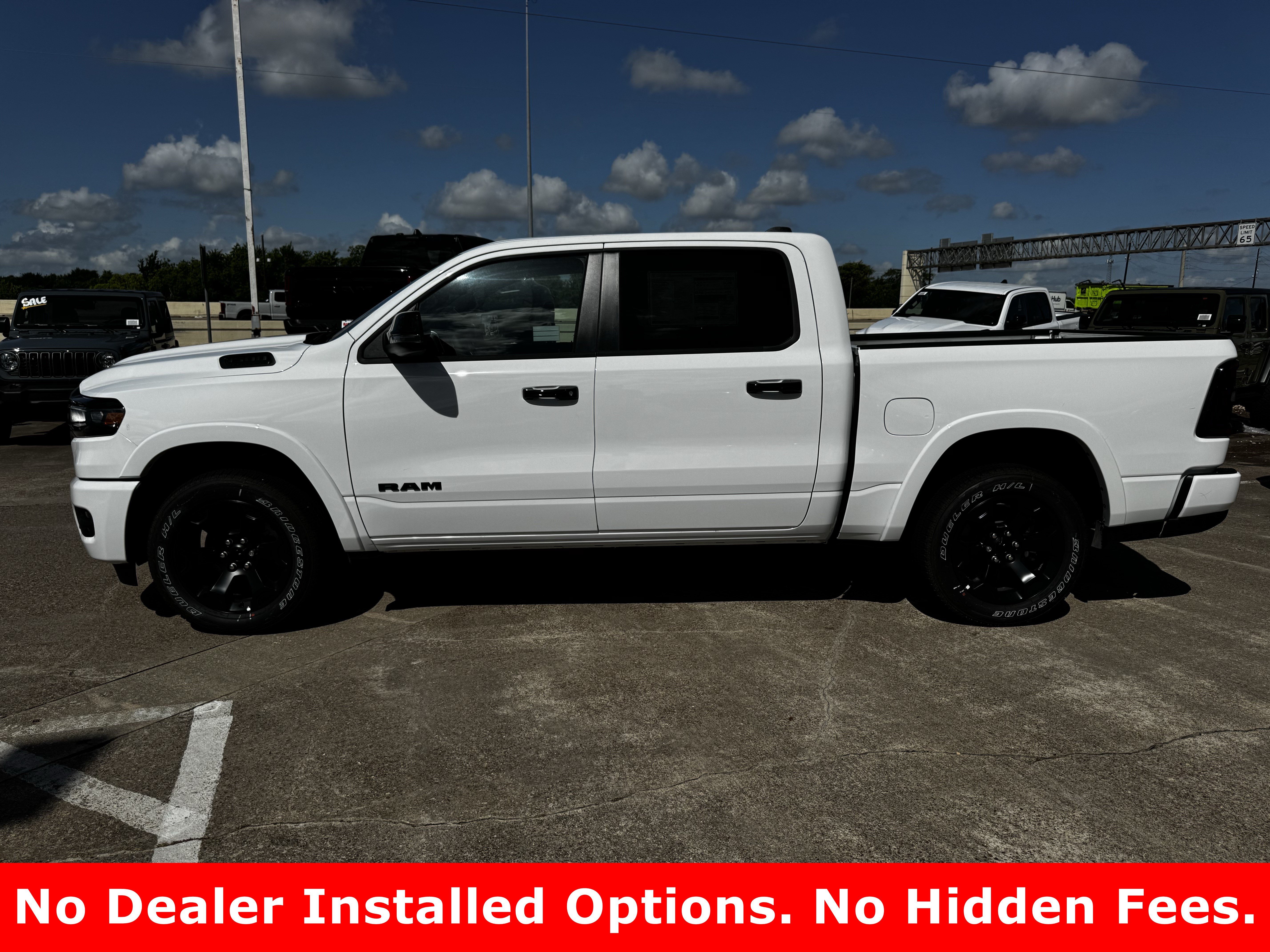 New 2026 Bright White Clear-Coat Exterior Paint RAM Lone Star image 4