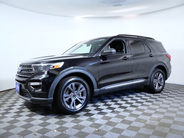 Certified 2023 Ford Explorer XLT with VIN 1FMSK8DH2PGA14349 for sale in Apple Valley, Minnesota