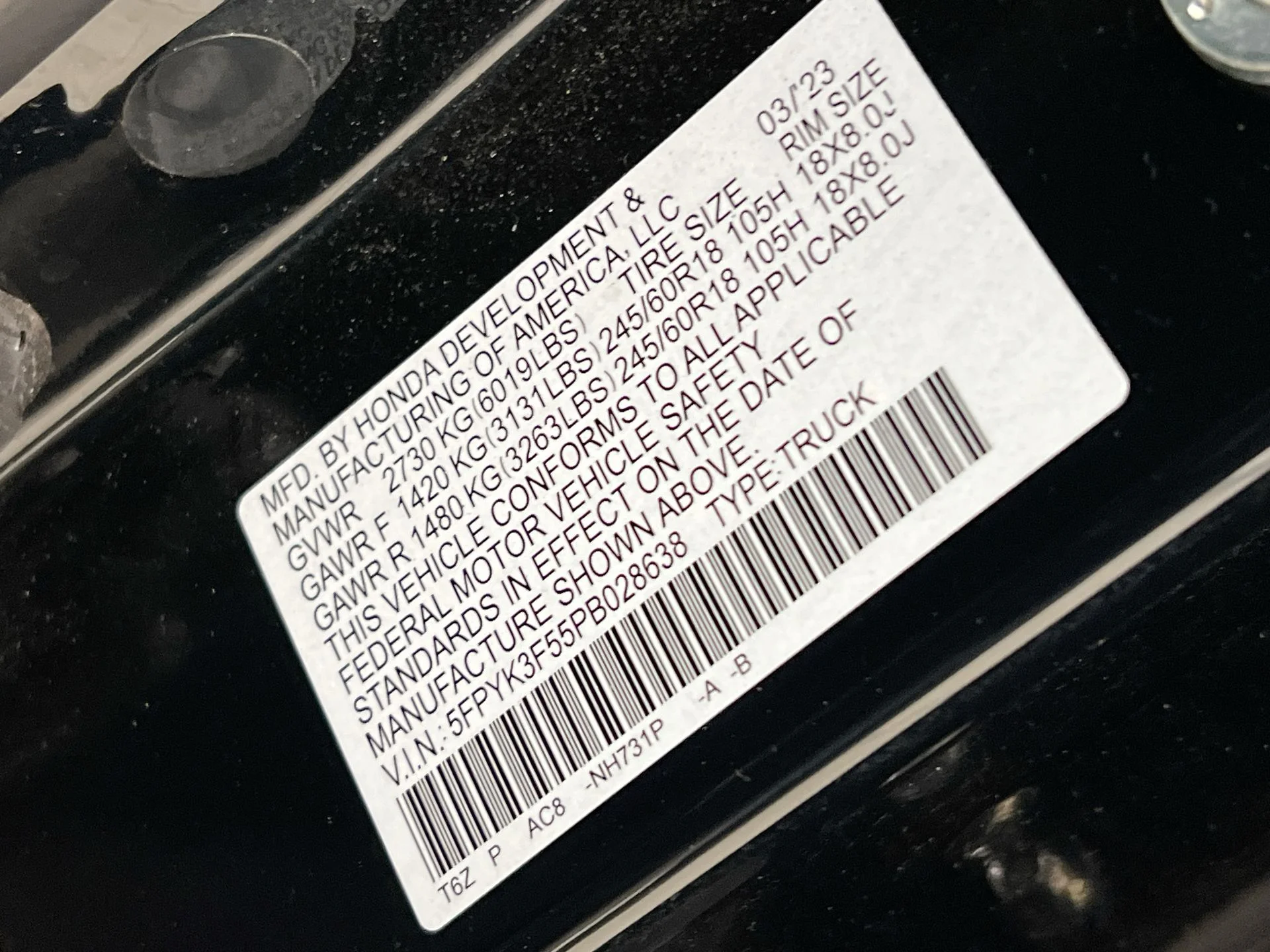 Used 2023 Black Honda RTL image 42