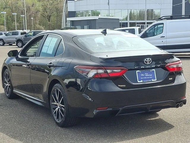 Certified Used 2024 Midnight Black Metallic Toyota SE image 4