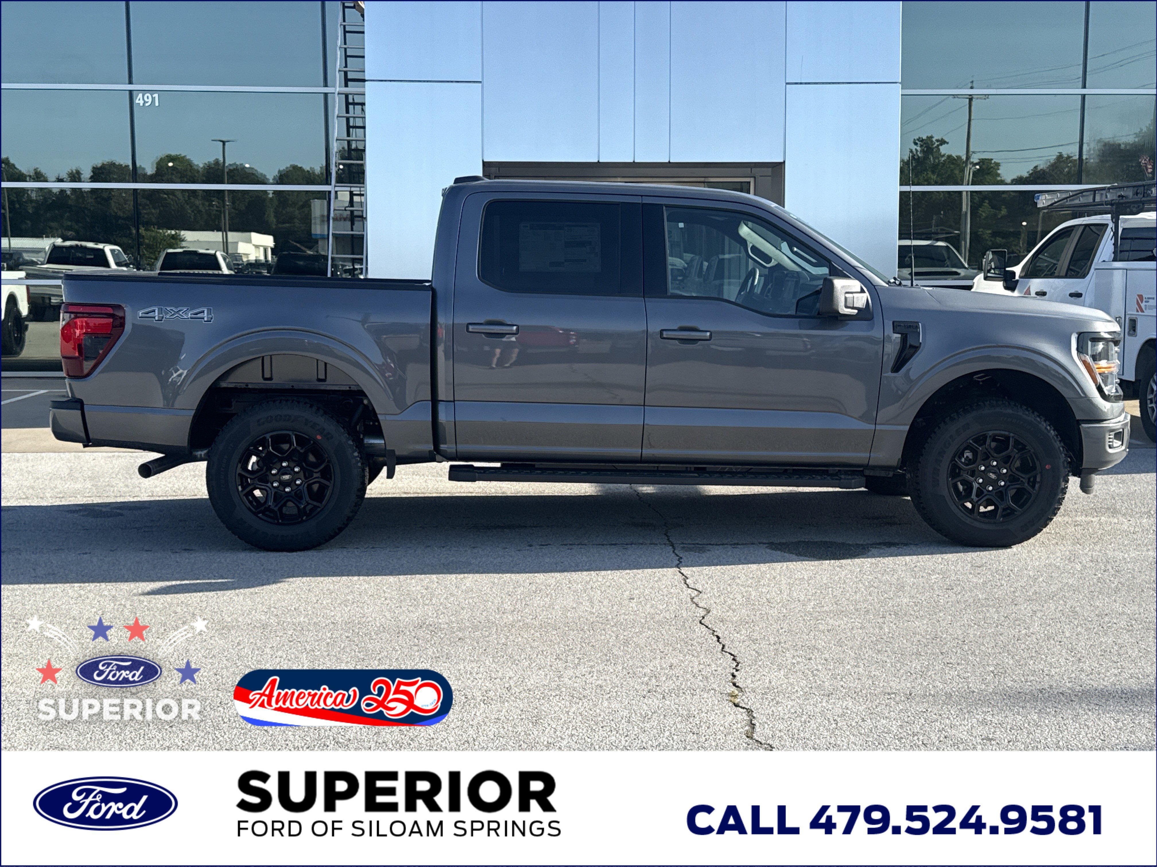 New 2026 Carbonized Gray Metallic Ford XLT 4WD image 2