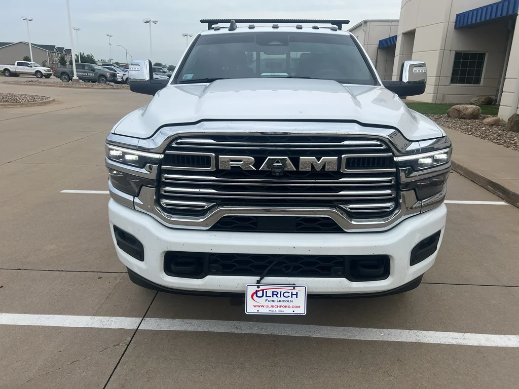 Used 2025 Bright White Clearcoat Ram Laramie image 3