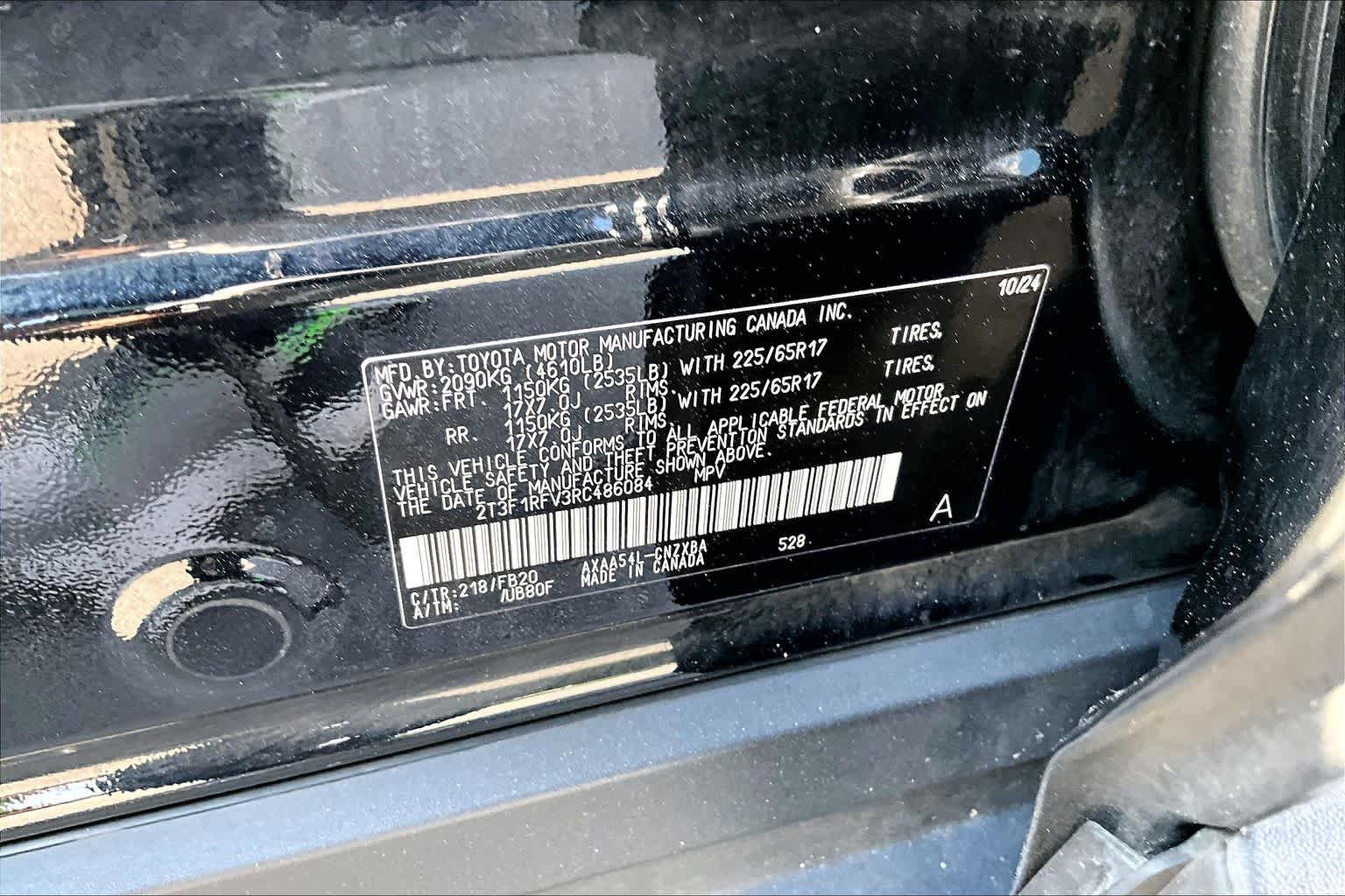Used 2024 Midnight Black Metallic Toyota LE image 53