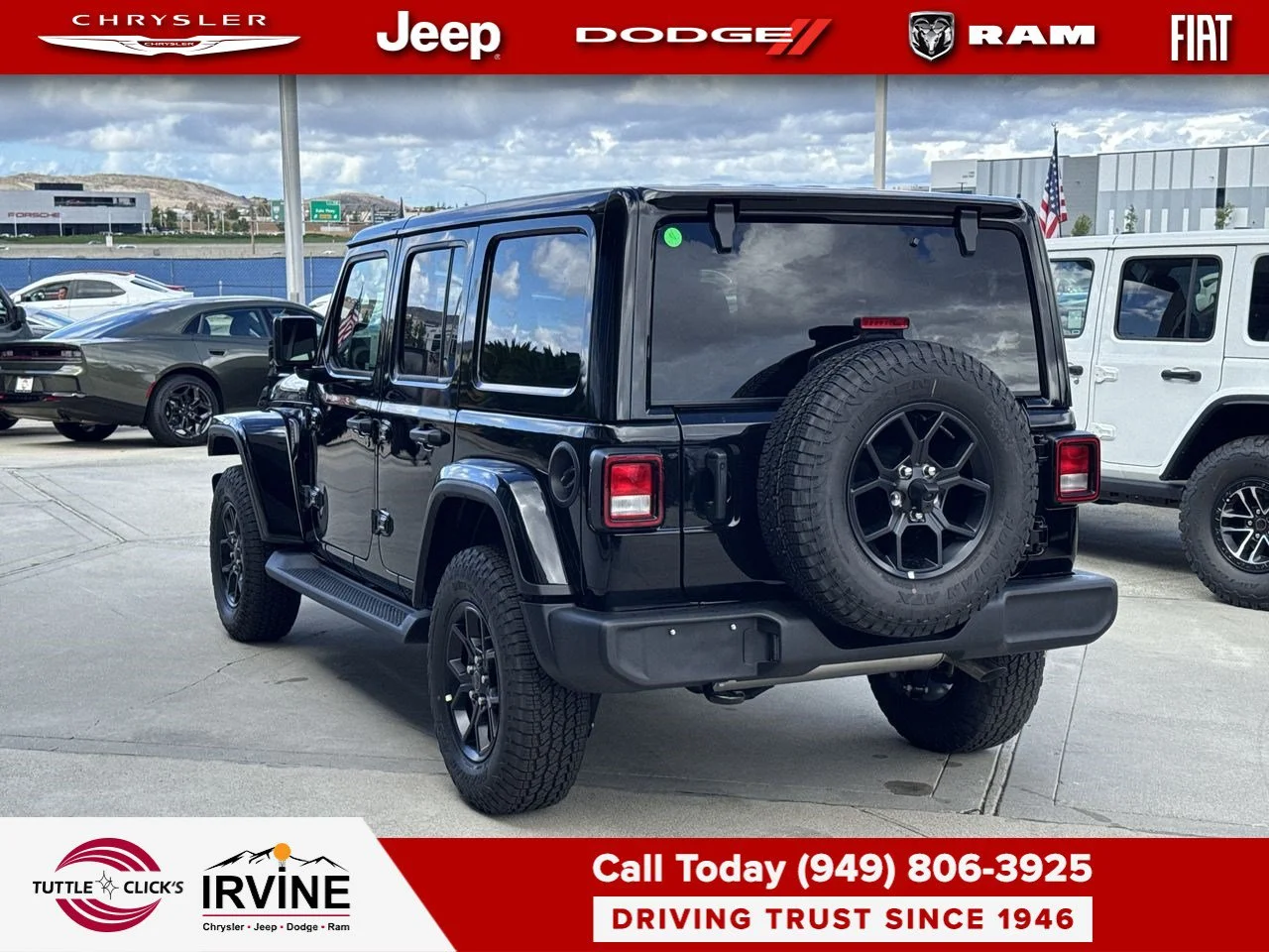 New 2027 Black Clear-Coat Paint Jeep Sport S image 12