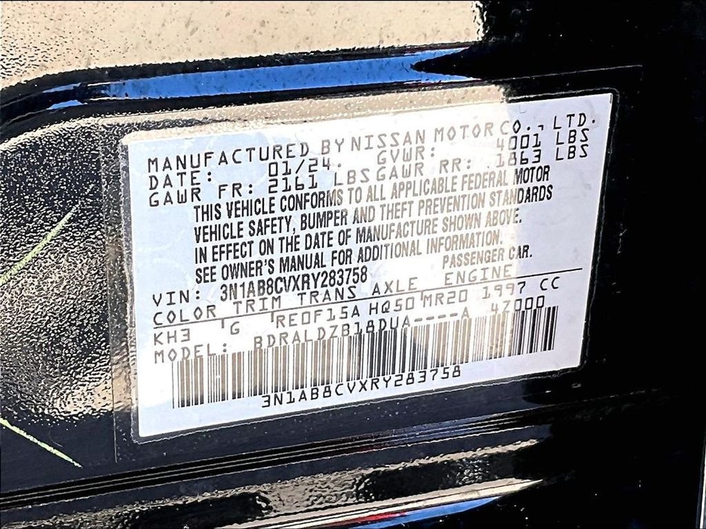 Used 2024 Black Nissan SV image 34