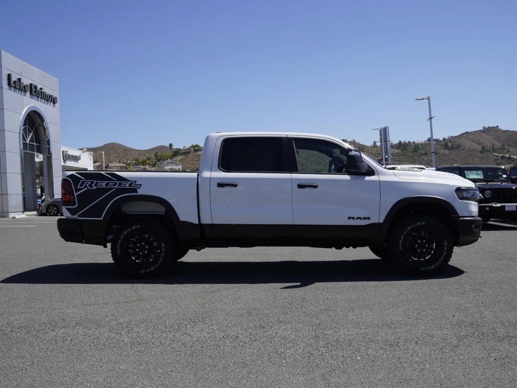 New 2026 Bright White Clear-Coat Exterior Paint RAM Rebel image 3