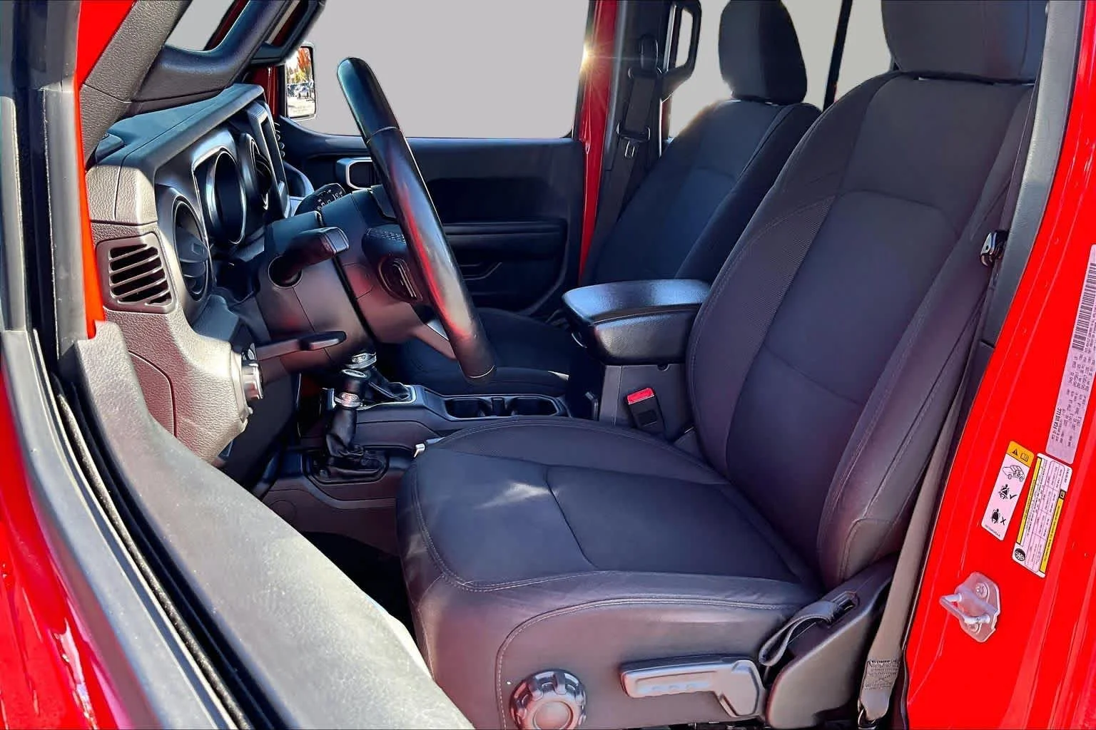 Used 2018 Firecracker Red Clearcoat Jeep Sport S image 8