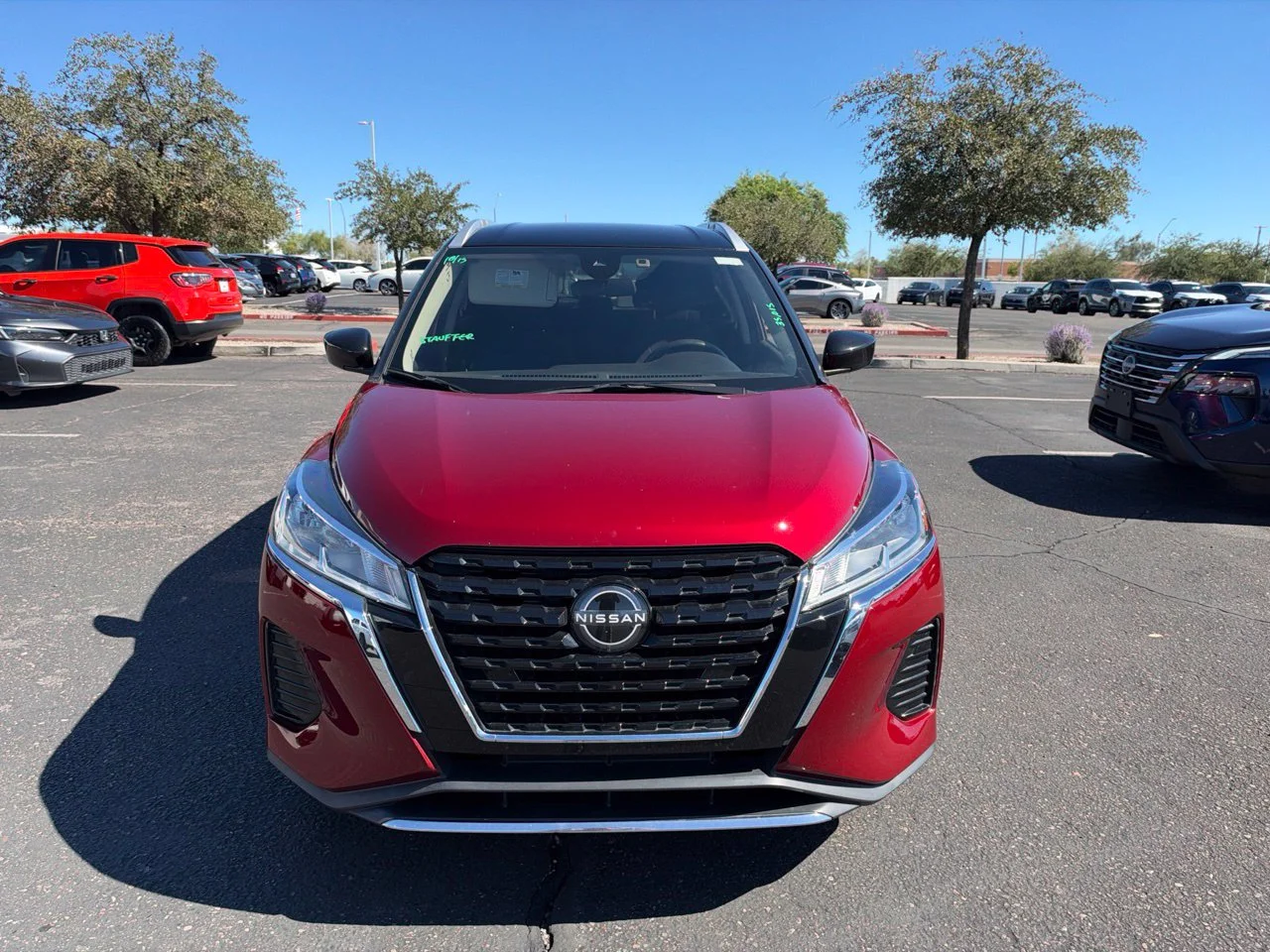 Used 2023 Scarlet Ember Tintcoat Super Black Nissan SV image 1