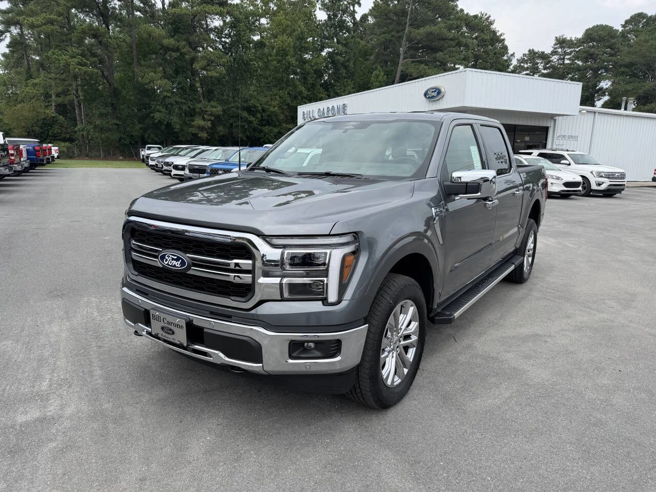 New 2026 Gray Ford Lariat 4x4 4dr SuperCrew 5.5 ft. SB image 1