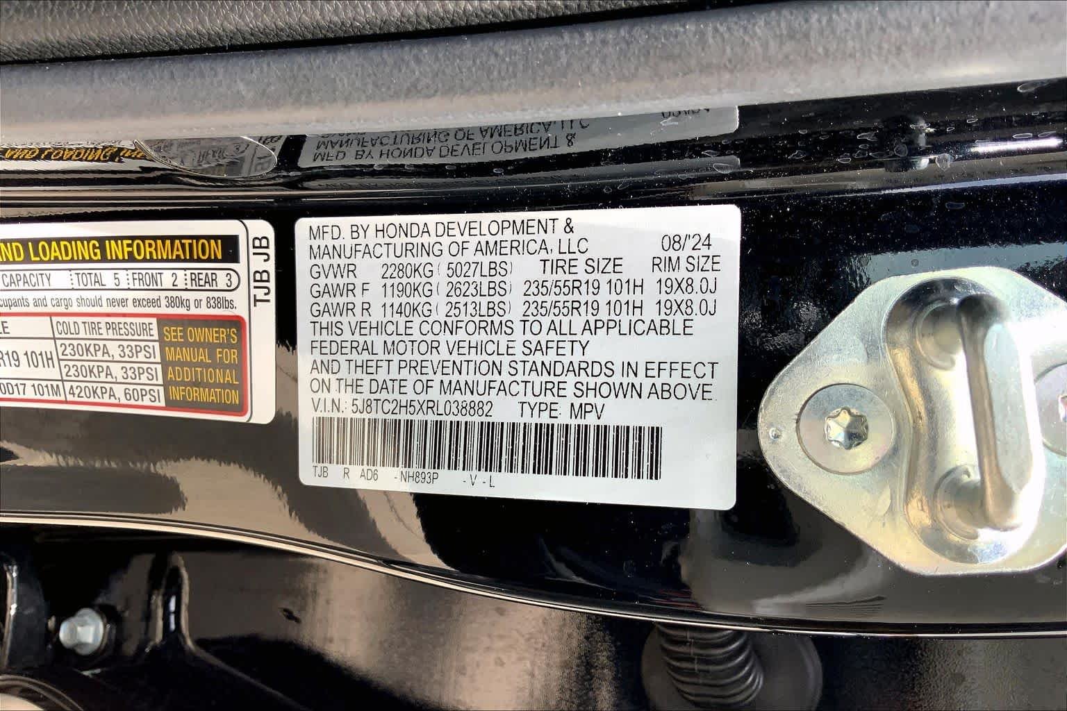 Used 2024 Majestic Black Pearl Acura w/Technology Package image 34