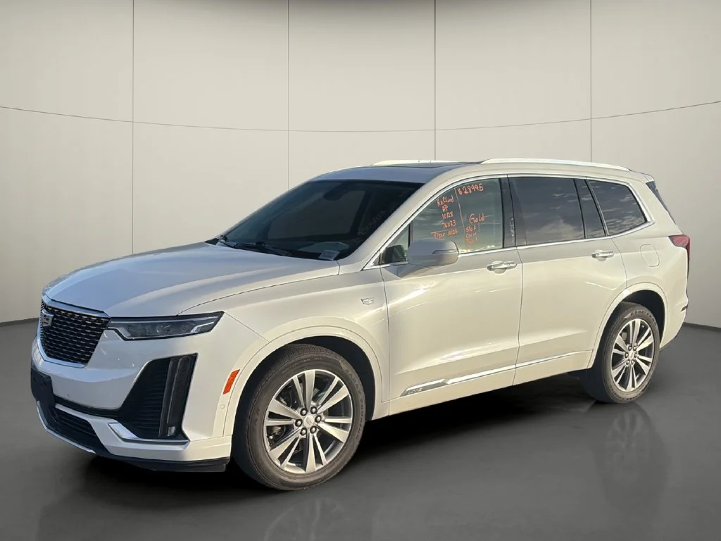 Used 2021 White Cadillac Premium Luxury image 3