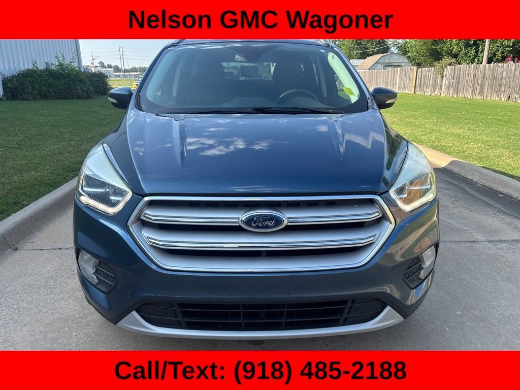 Used 2018 Blue Ford Titanium image 2