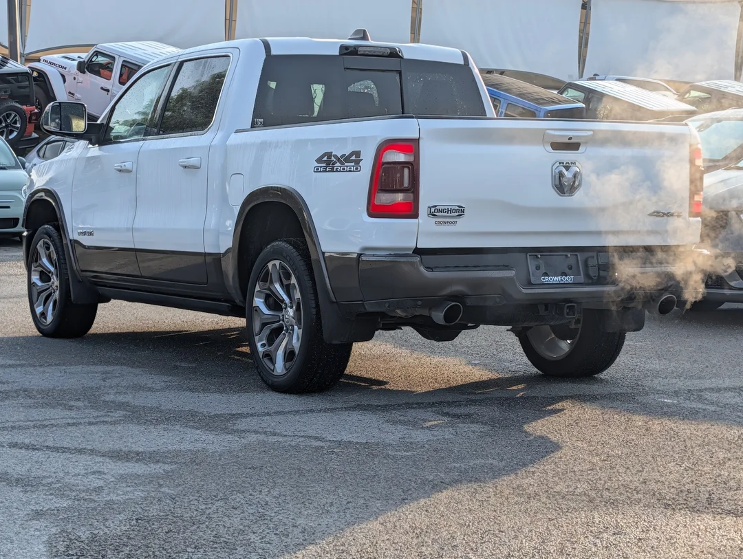 Used 2023 White RAM Limited Longhorn - - 4x4 - Trailer Tow Group - Panoramic Sunroof - 5.7L HEMI eTorque V8 & More! image 6