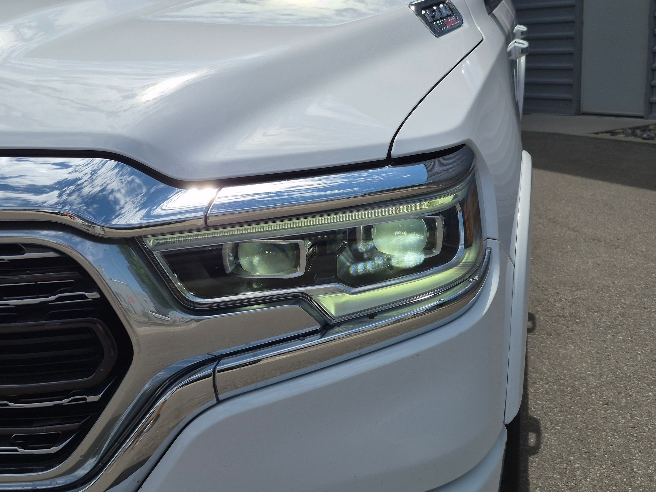 Used 2021 Bright White Clearcoat Ram Limited image 10