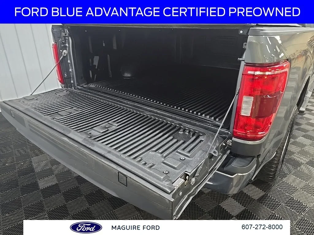 Used 2021 Carbonized Gray Metallic Ford XLT image 14
