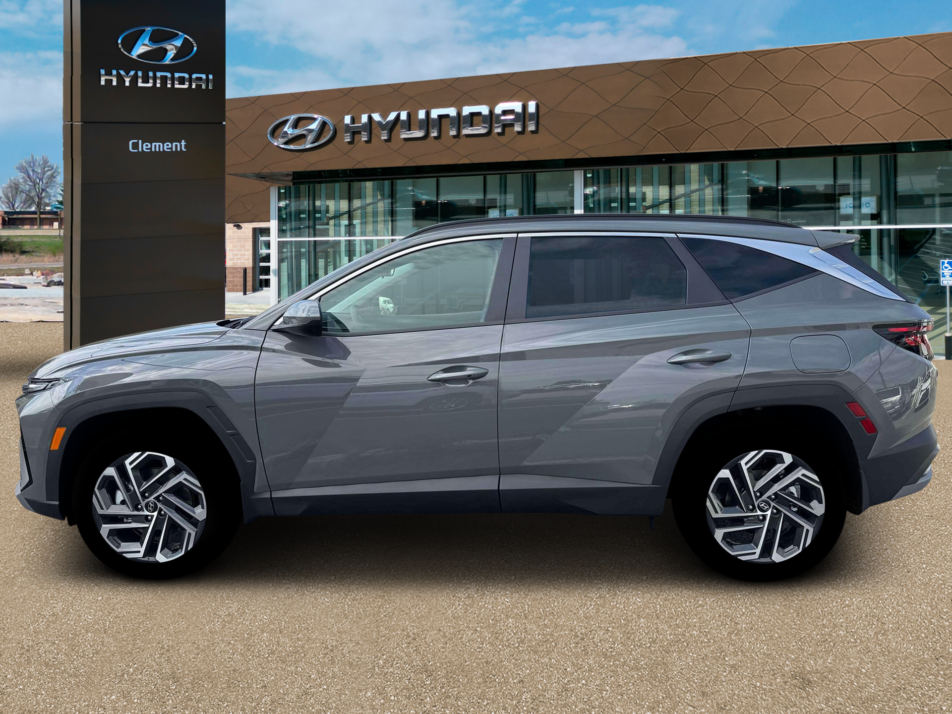 New 2026 Gray Hyundai SEL Plus AWD image 3