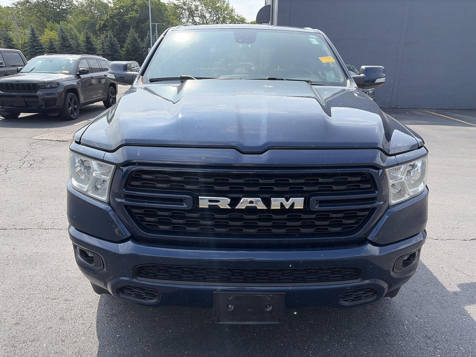 Used 2022 Patriot Blue Pearlcoat Ram Big Horn image 2