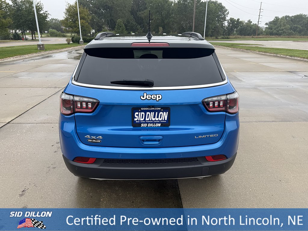 Used 2023 Laser Blue Pearl Coat Jeep Limited image 5
