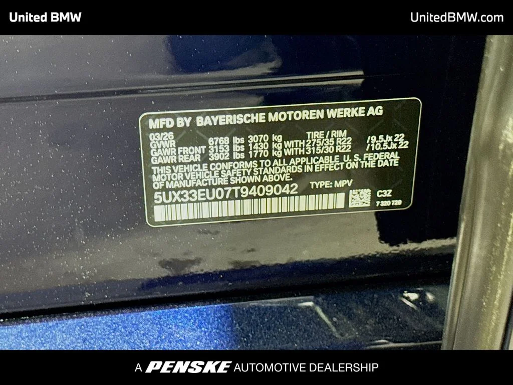 New 2026 Tanzanite Blue II Metallic BMW M60i image 15