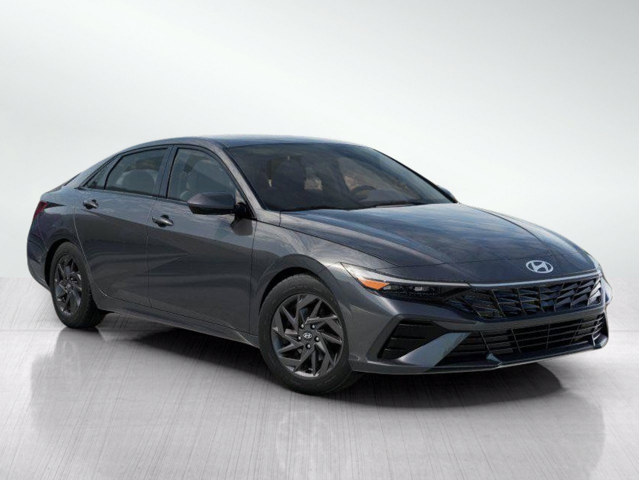 New 2026 Ecotronic Gray Hyundai Blue Sedan FWD image 2