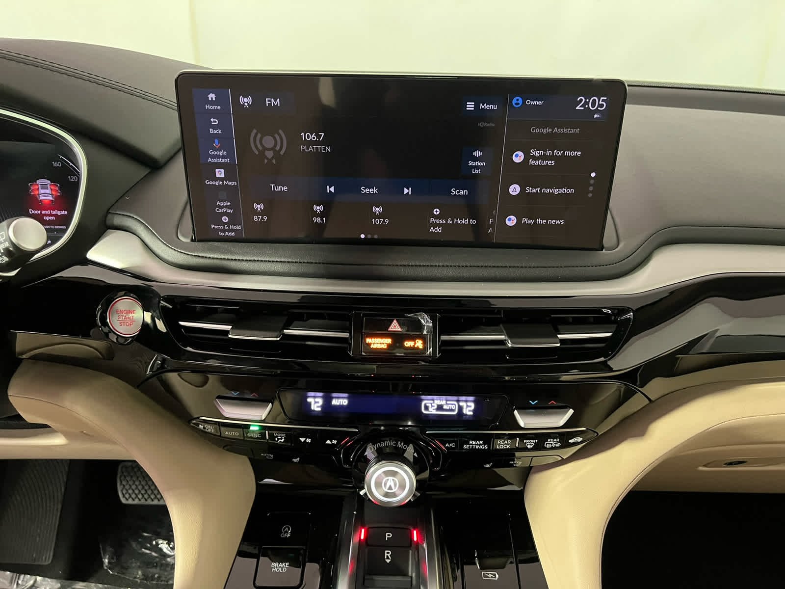 New 2026 Platinum White Pearl Acura w/Technology Package image 9