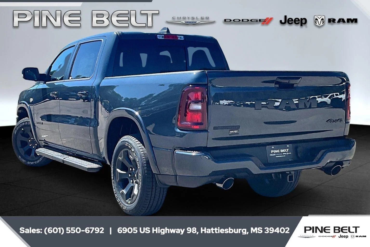 New 2026 Forged Blue Metallic Exterior Paint RAM Big Horn image 3