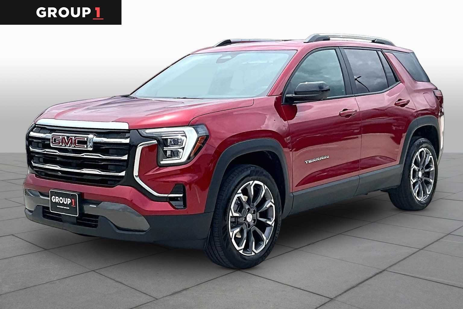 Used 2026 Volcanic Red Tintcoat GMC FWD Elevation image 1