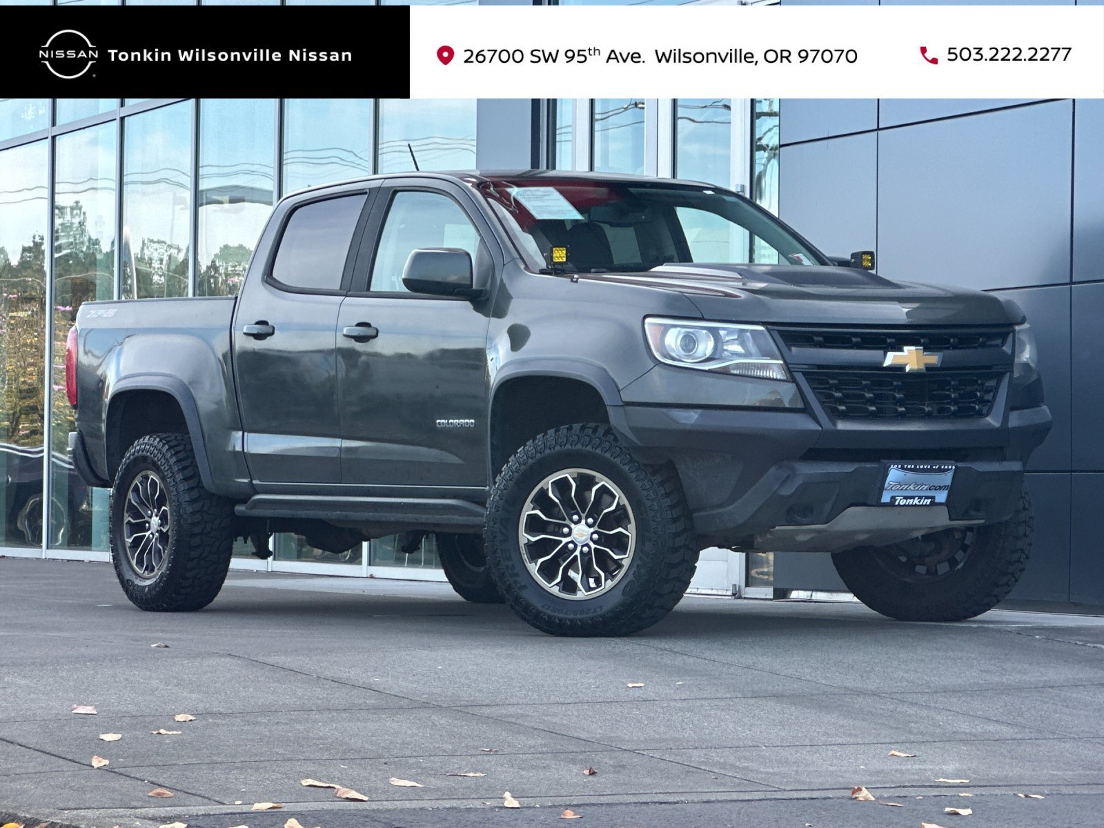 Used 2018 Deepwood Green Metallic Chevrolet ZR2 image 1
