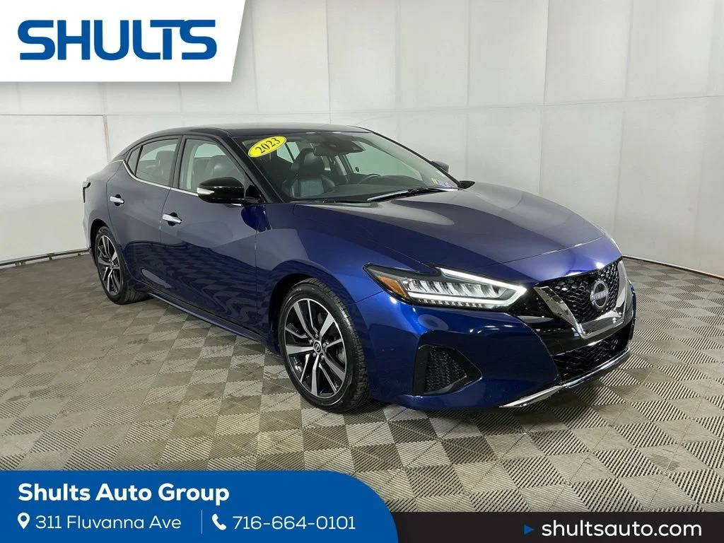 Certified Used 2023 Blue Nissan SV image 1