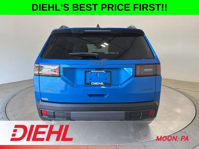 New 2026 Hydro Blue Pearl-Coat Exterior Paint Jeep Limited image 6