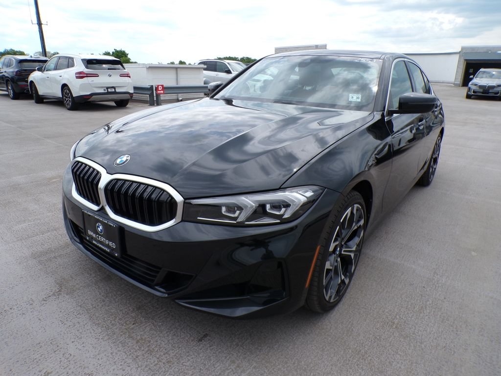 Certified Used 2025 Black Sapphire Metallic BMW 330i xDrive image 3