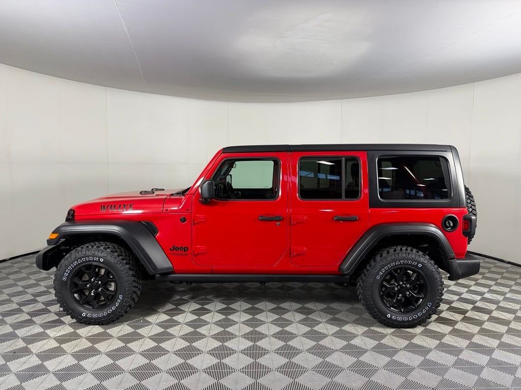Certified Used 2022 Red Jeep Unlimited Willys image 10