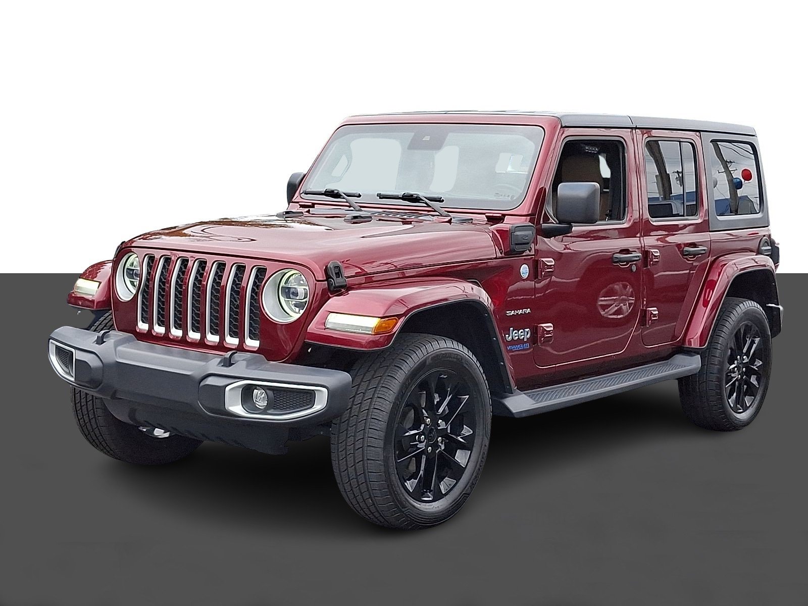 Used 2021 Snazzberry Pearlcoat Jeep Unlimited Sahara image 3