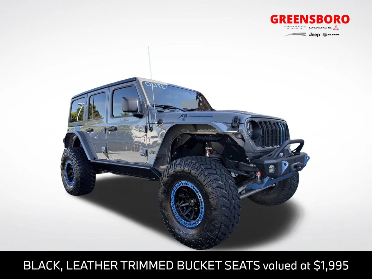 Used 2023 Gray Jeep Rubicon 4xe image 1