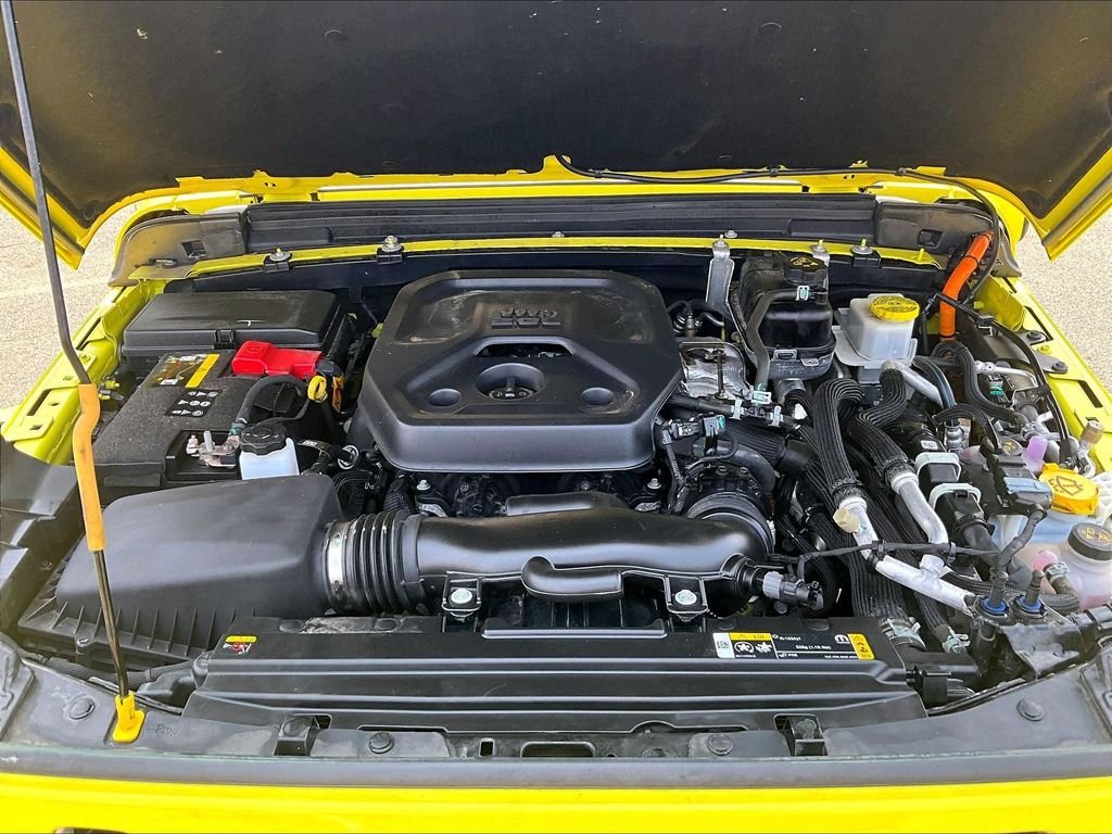 Used 2023 Yellow Jeep Sahara 4xe image 30