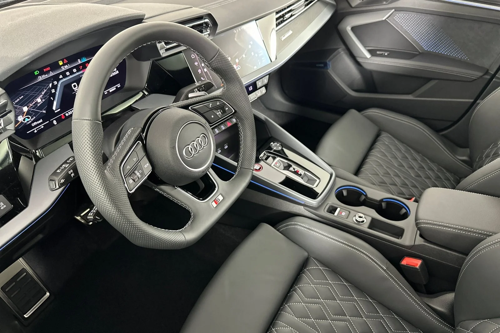 New 2026 Mythos Black Metallic Audi quattro image 9